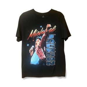 Michael Jackson Graphic Band Tee By Goodie‎ Two Sleeves